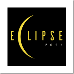 USA Eclipse 2024 April 8 Posters and Art